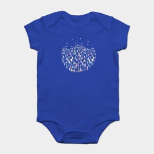 Christmas Pines Baby Bodysuit